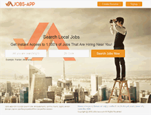 Tablet Screenshot of jobs-app.com